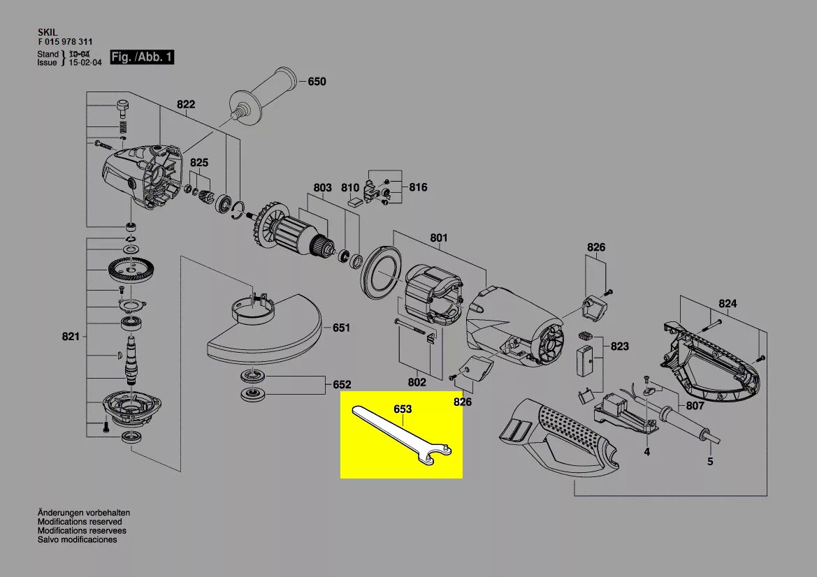 clé à ergots réf. 2610Z00820 Skil